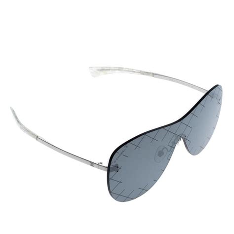 chanel quilted shield sunglasses|chanel rimless sunglasses women.